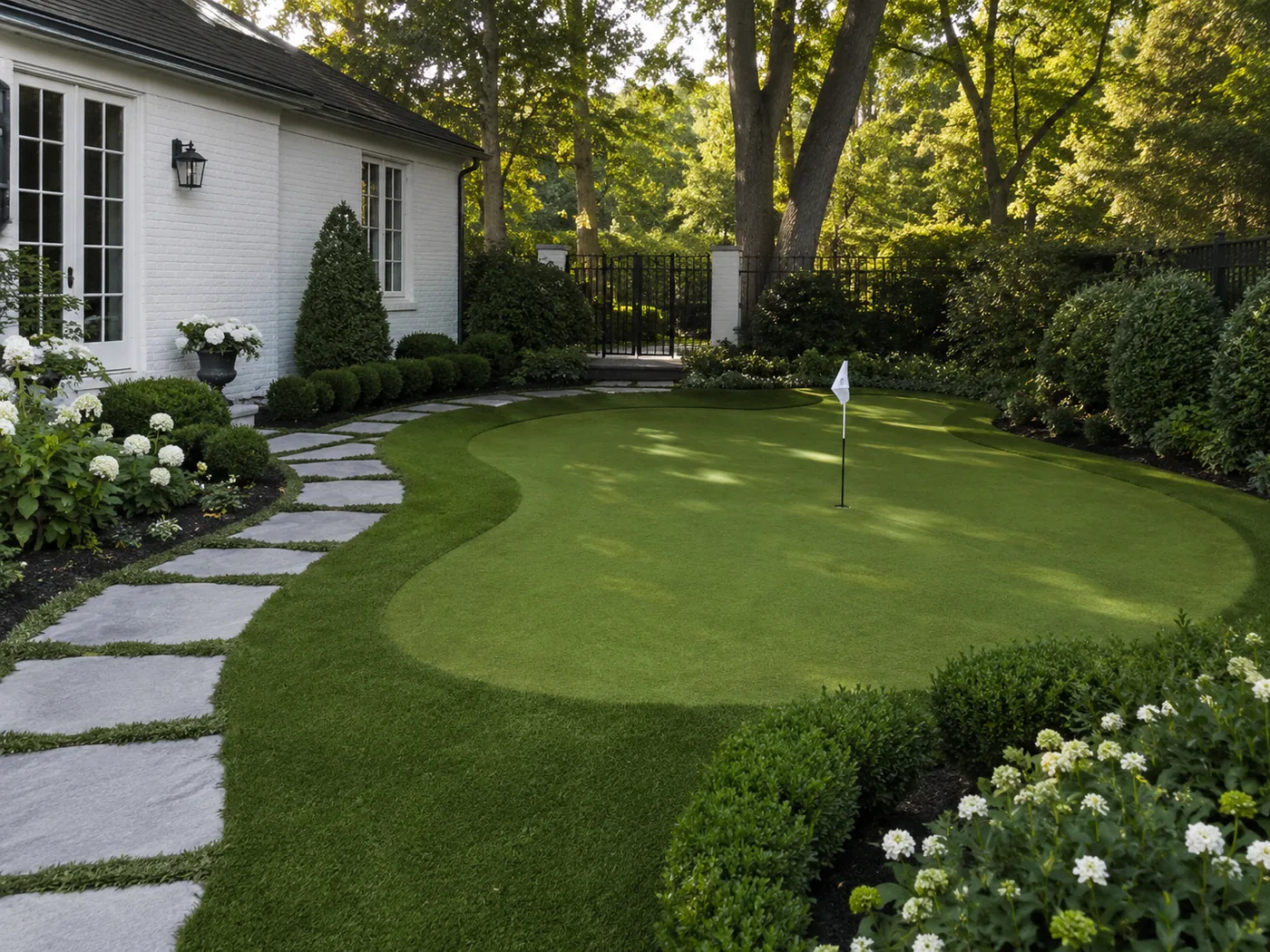 Backyard putting green Lexington KY