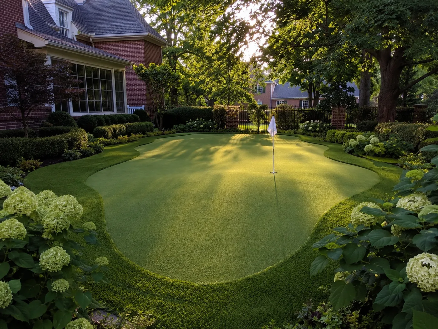 Backyard putting green Lexington KY