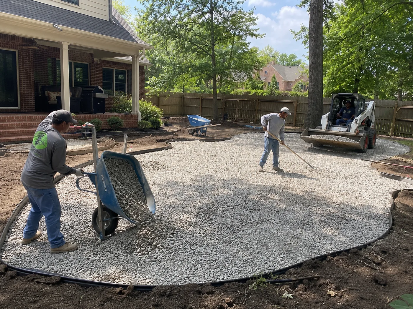 Artificial turf installation detail